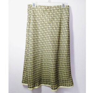 CLEO elegant light A-line Spring/Summer Midi skirt, Elastic waste band